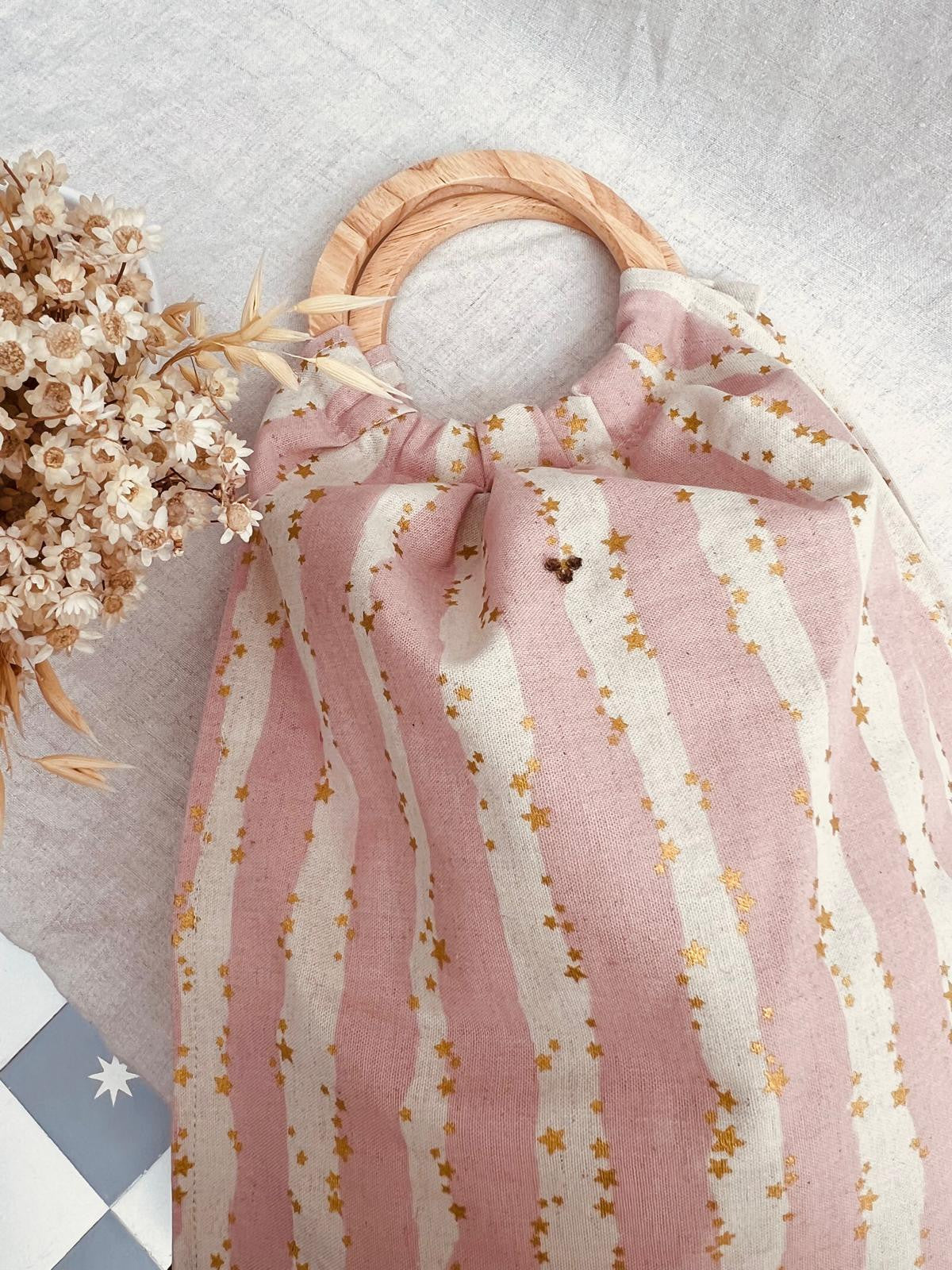 Bolso Benito pink stars