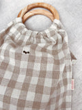 Bolso Benito vichy beige