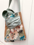 Bolso Teo lino acuarela verde