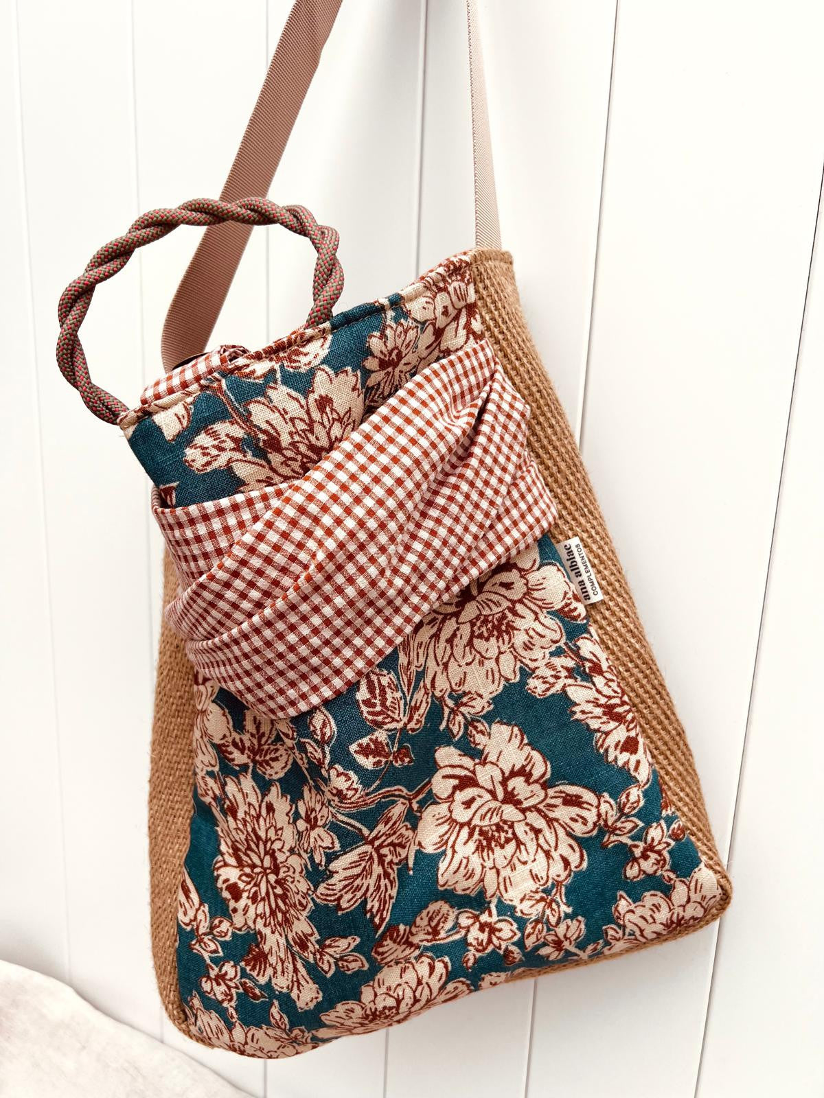 Bolso Teo Lino floral