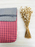 Funda de libro/tablet vichy rosewood