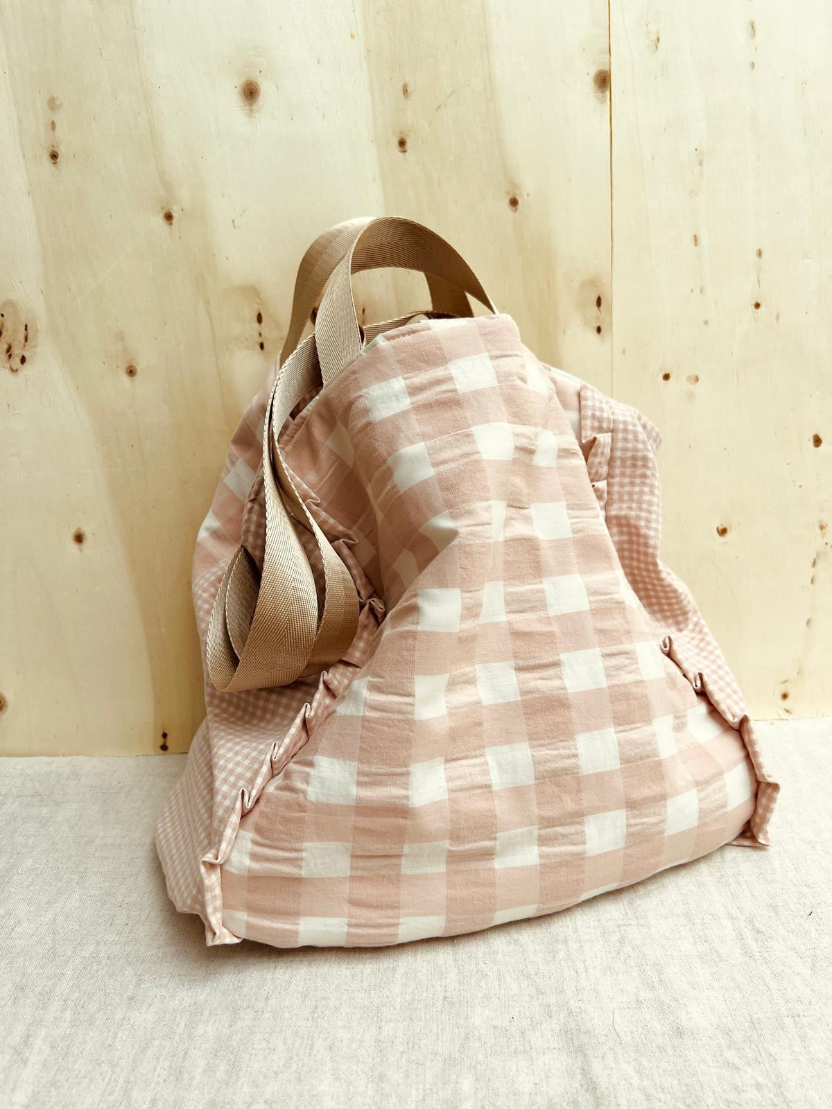 Maxi bolsa Rosa nude