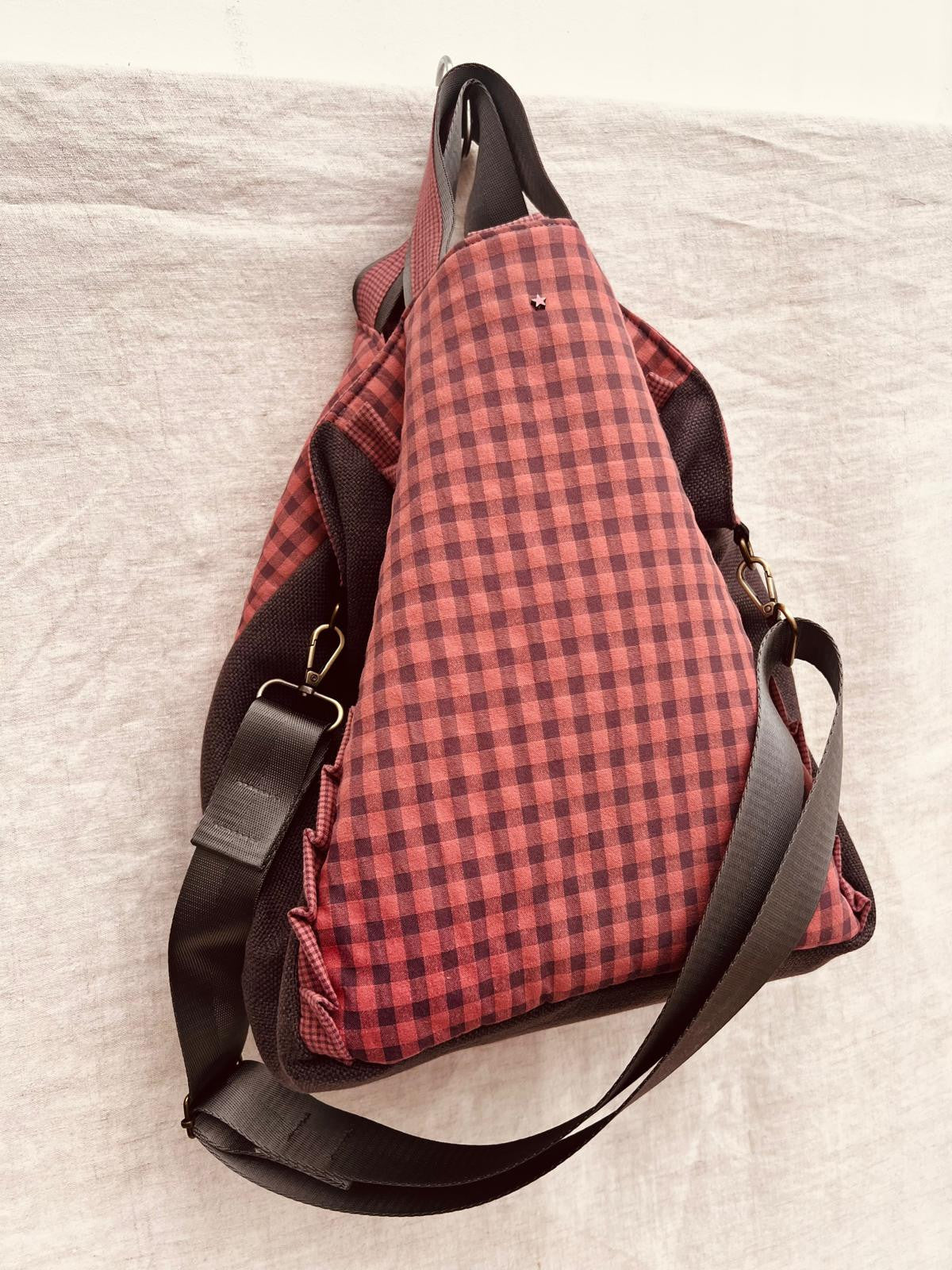 Maxi bolsa bandolera Old Rose
