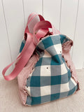 Maxi bolsa Vichy Aguamarina