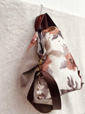 Maxi bolsa bandolera flores acuarela