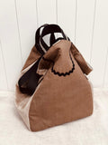 Maxi bolsa Toffee ondita negra