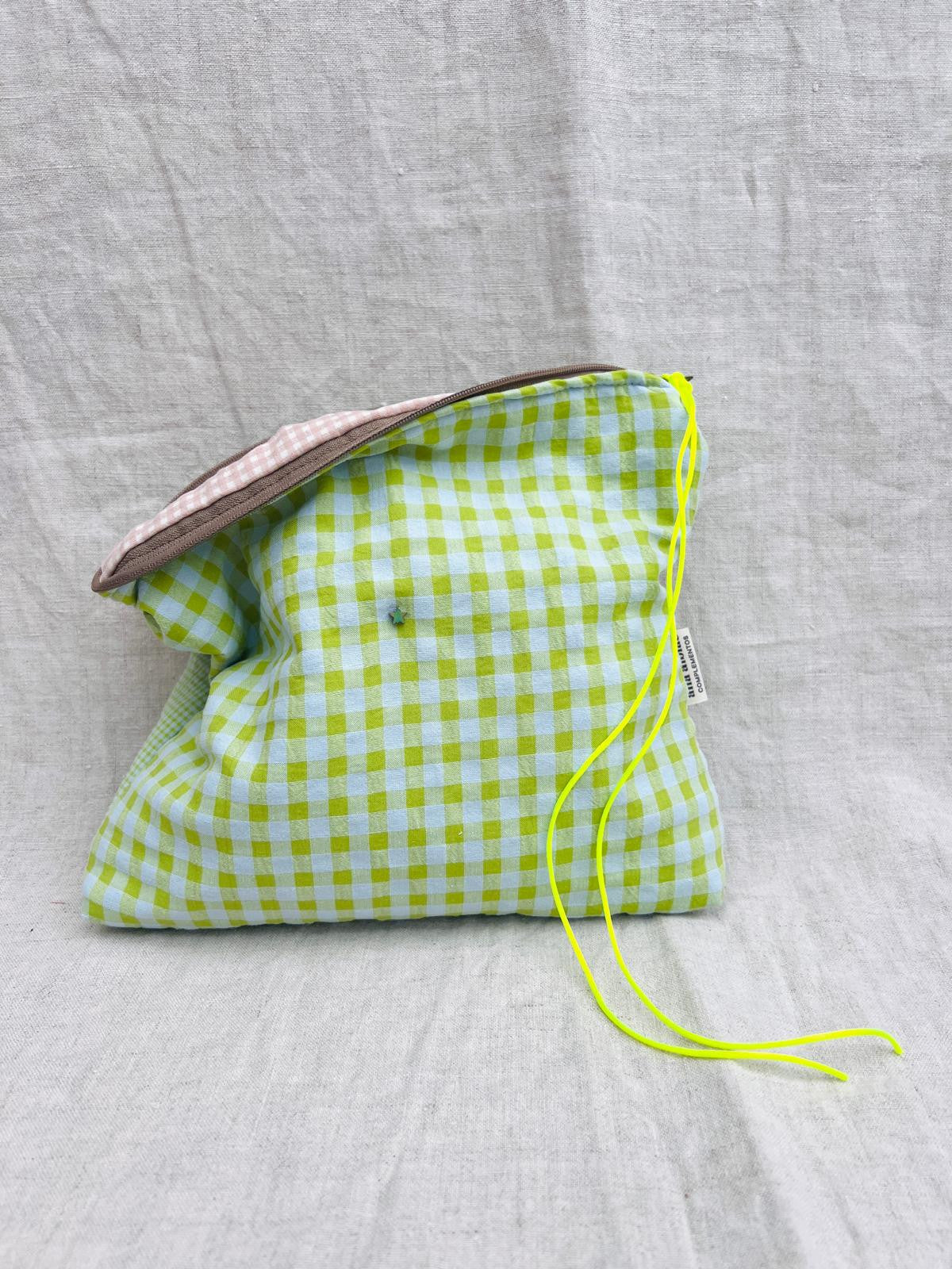 Neceser bicolor vichy verde lima